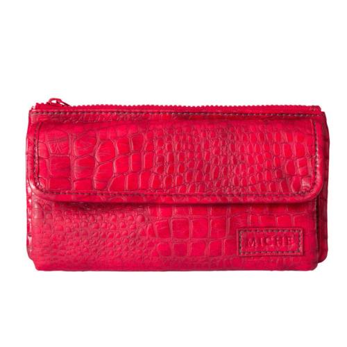red croc wallet